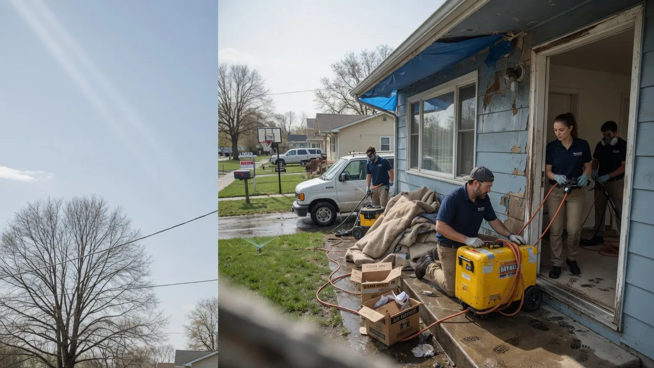 Basement Flood Cleanup in Kimberly, WI near me